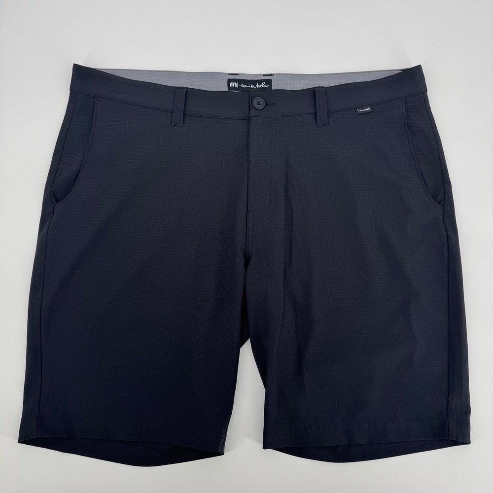 Travis Mathew Mens Shorts Size 38 Black Lightweight Golf‎ Casual
